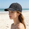 Semi-Hollow Top Baseball Cap, Baseball Cap with Ponytail Opening, Quick-Dry Fabric Sun Protection Hat for Running Cycling Fitness Outdoor Activities