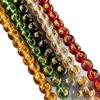 Agate Six-Character Mantra Engraved Glass Beaded Bracelet - DIY Jewelry Accessories.