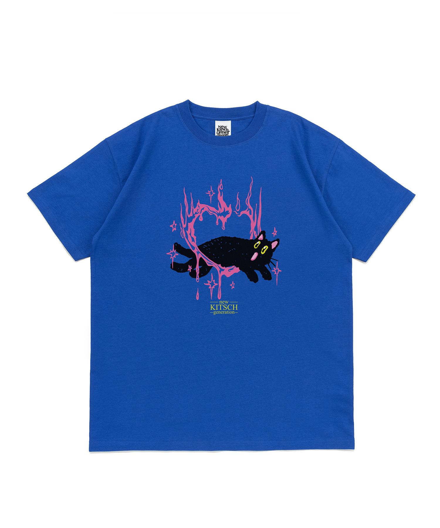 Новый Kitch Circus Cat с коротким рукавом (Ocean Blue) Ocean Blue/M