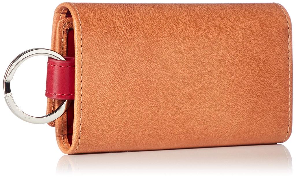 Whitehouse Cox S9692 SADDLE LEATHER COLLECTION Leather Key Holder, Natural/Red [Used]