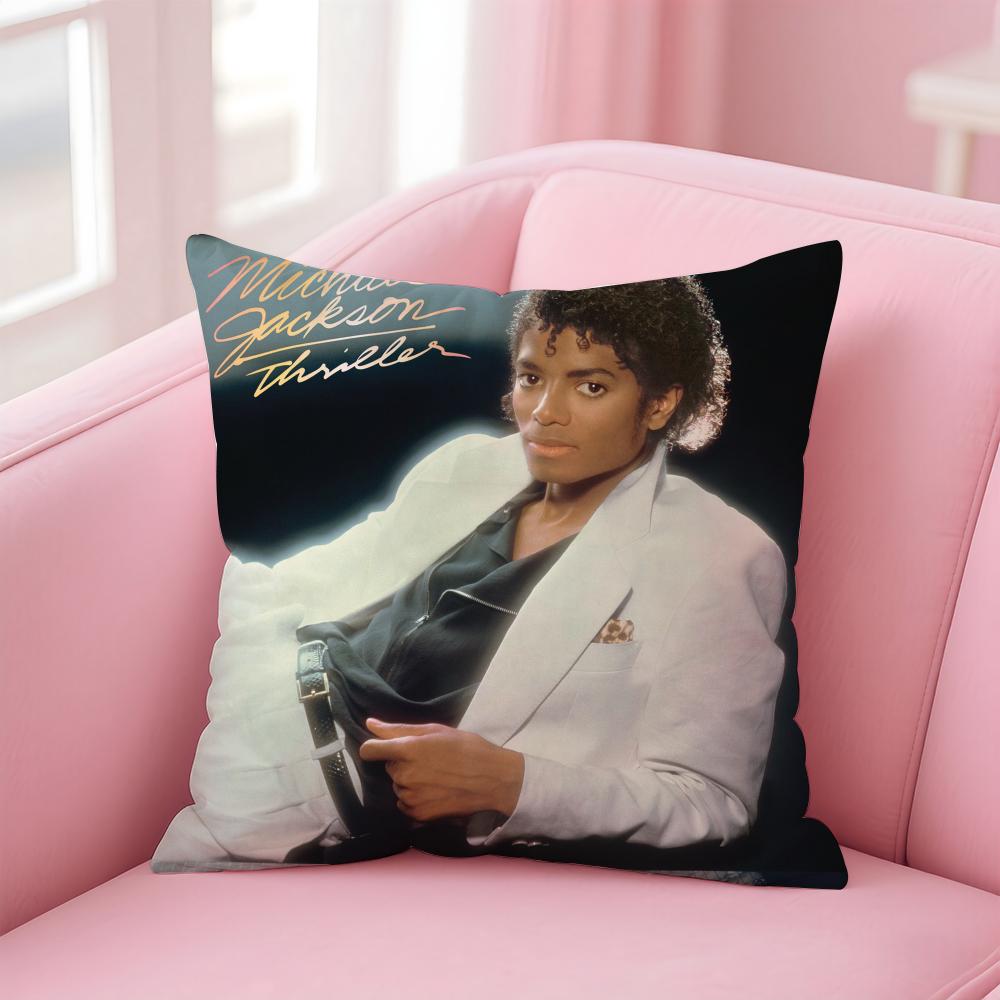 Подушка с изображением танцора M-MichaelS J-JacksonS Удобная двусторонняя наволочка Идеально подходит для автомобиля, дивана, спальни и многого другого 12x12Inch