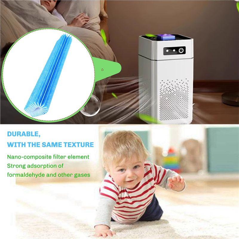 AAAF 6Pcs Air Purifier Parts Filter For Daikin Mc70kmv2 Series Mc70kmv2n Mc70kmv2r Mc70kmv2a Mc70kmv2k Mc709mv2 Kac998a4 Filters