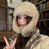 Faux Fur Bomber Hat Thick Russian Cap Fashion Winter Hat  Male