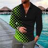 Christmas-themed long sleeve zip polo, stylish holiday casual top