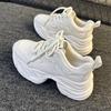 Star with the same platform dad shoes women's 2025 spring new casual women's shoes versatile sports little white single shoes Internet celebrity