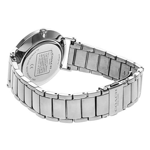 Coach Perry Watch, 36mm, Silver Dial, Quartz Movement, Water Resistant, Mineral Glass, 14503344, Women's, Silver