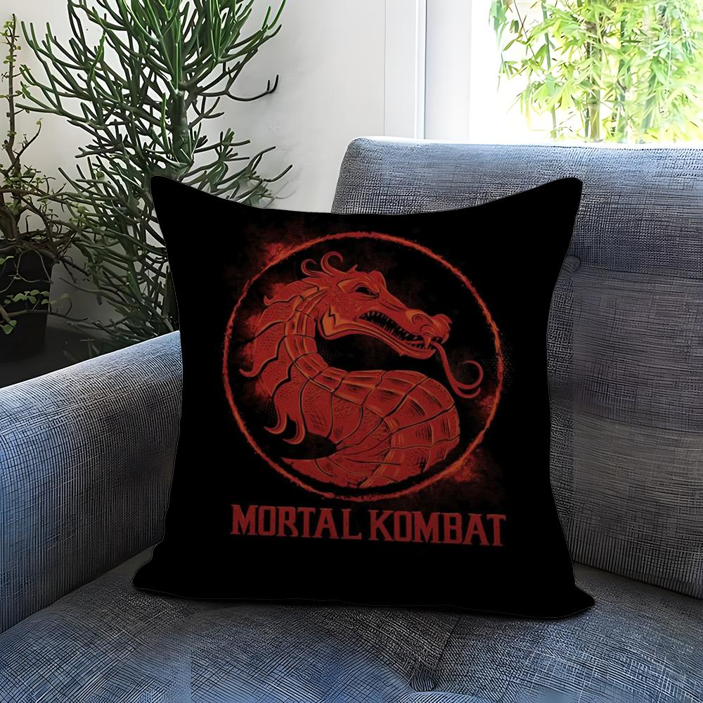 M-Mortal Kombat Kissenbezug Bequemer Wende-Kissenbezug Ideal für Auto Sofa Schlafzimmer & darüber hinaus