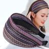 Retro Bohemia Styles Women Cloth Girl Hair Band Hair Accessories Wide Side Headband Mesh Head Hoop