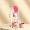 Portable Pet Water Cup For Dogs Outdoor Travel Automatic Drinking Bottle With Food Storage Compartment And Carrying Rope MIT