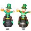 Automatic Inflating Patricks Decoration With Polyester And Illuminated Effect For Night Display