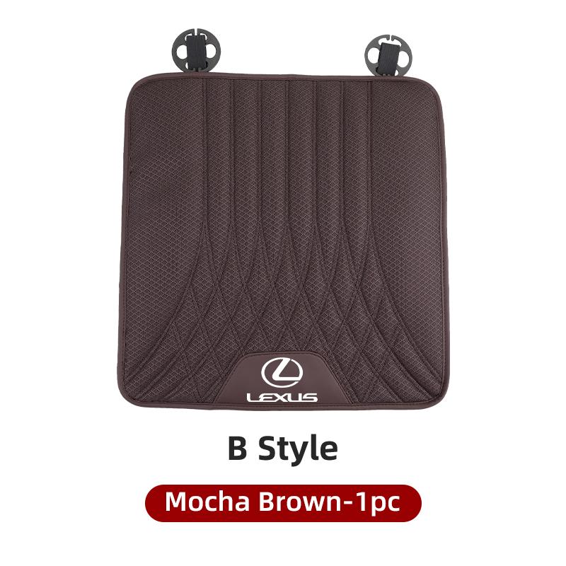 Coussin de siège en soie glacée pour voiture Respirant Antidérapant Housse de siège Accessoires Pour Lexus CT ES GS NX IS250 CT200h IS300h ES300h RX400 HD7
