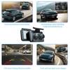 Cam Front and Rr Inside 3 Cameras 1080+720+480P 4in Car Rrview Mirror Car Video Recording Camcorder Car Camera Recorder Auto   Driving Recor