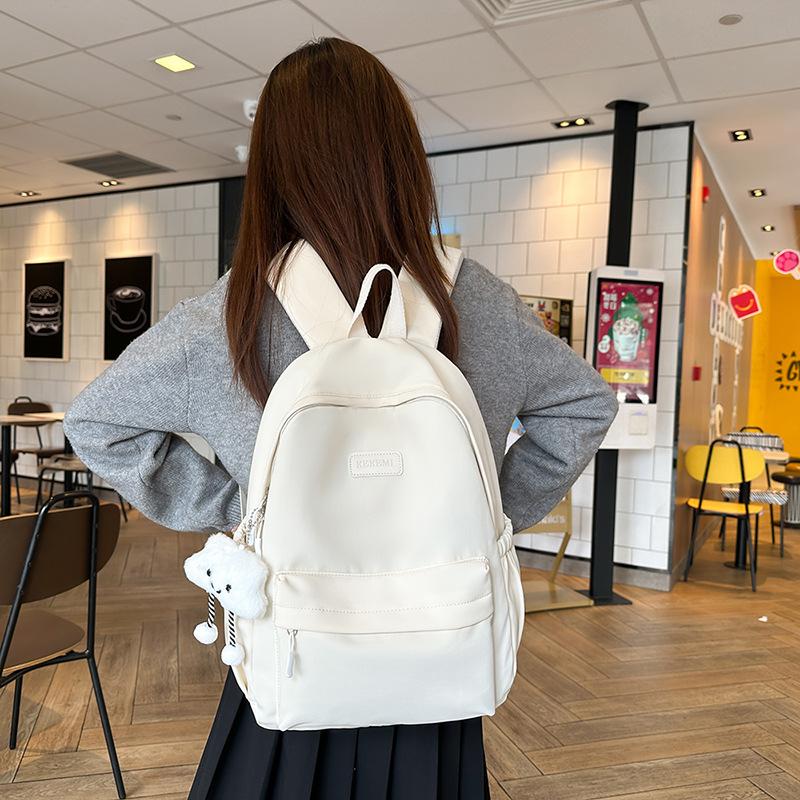 Japanese Casual Versatile Junior High School Student Schoolbag Female Campus Commuter Backpack Lightweight High School College Student Backpack Male