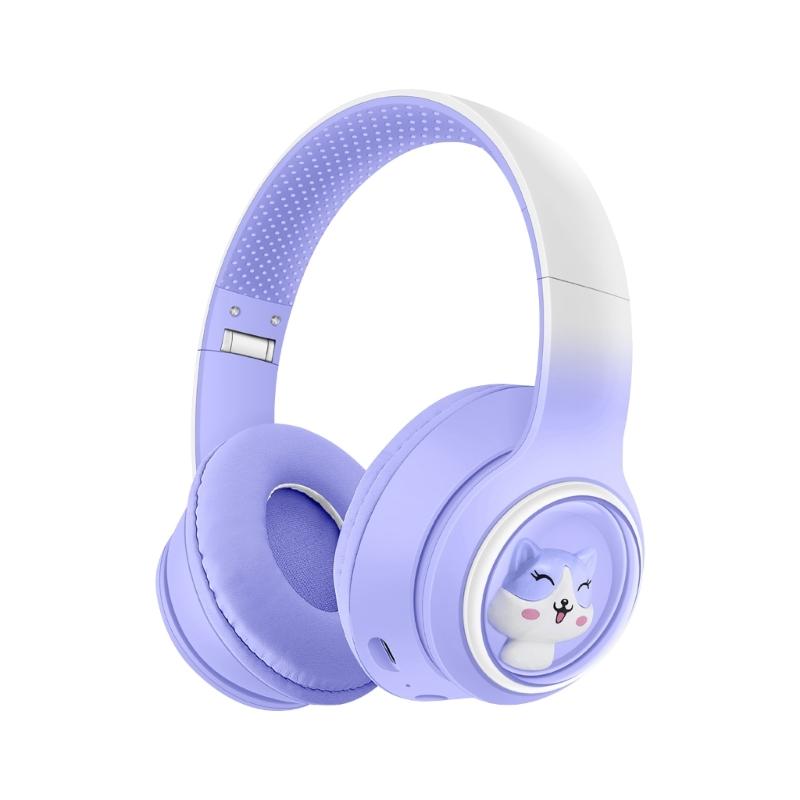 Wireless Headset Sports Bluetooth-compatible Headset Foldable Noise Canceling Headset for Travel Office Cellphone PC