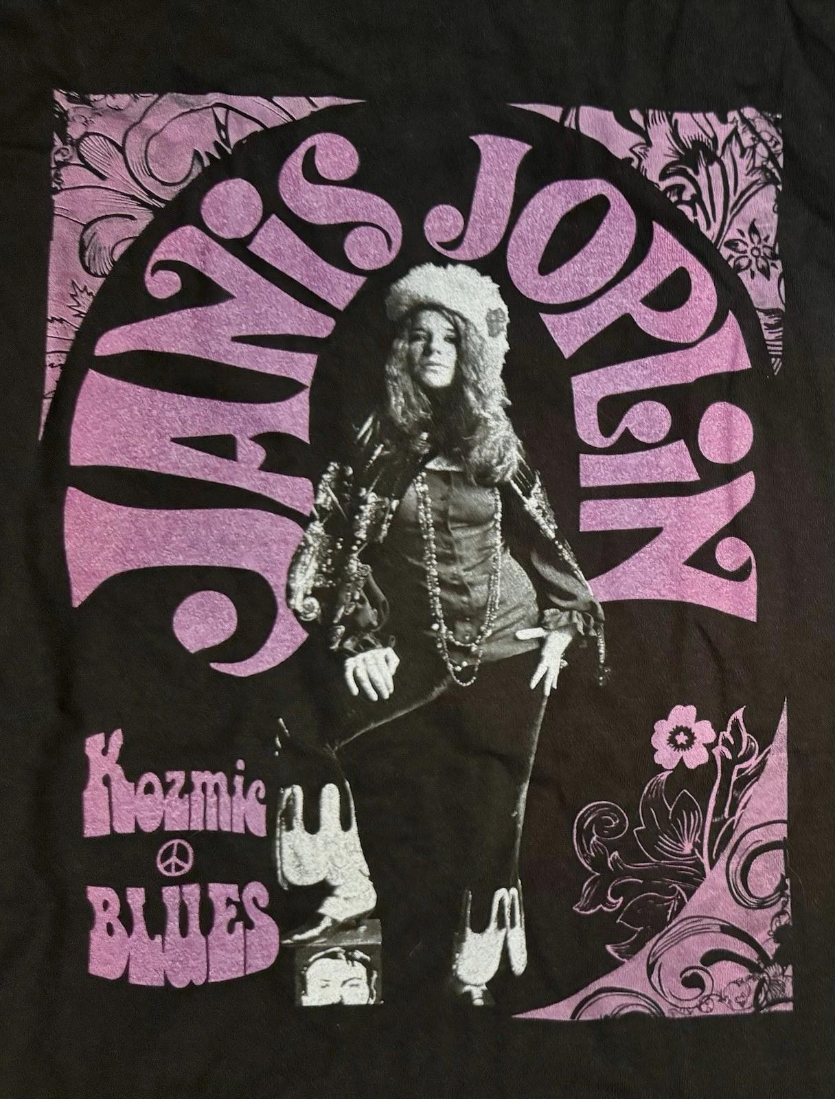 Janis Joplin Shirt Black Color Full Size S-5XL 100% Cotton M