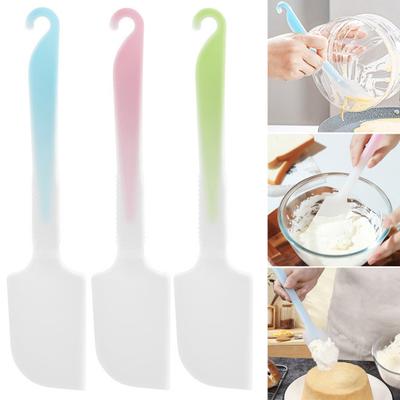 Silikon Kek Kazıyıcı Spatula Yapışmaz Ergonomik Tasarım Rahat Kavrama Çok amaçlı Pişirme Pasta Kazıyıcı Kalıp