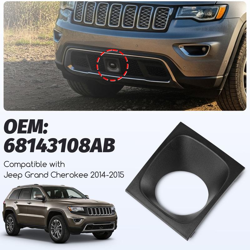 Для Jeep Grand Cherokee 2014-2015 Автомобиль Передняя Адаптивная Крышка Рамки Круиз-Контроля Центральная Накладка Переднего Бампера 68143108AB