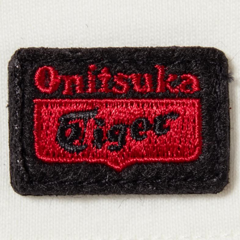ONITSUKA TIGER Einfarbiges Rundhals-T-Shirt mit tief angesetzten Schultern und langen Ärmeln, Unisex-Oberteile 2183B543-100