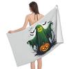 Halloween Beach Towel Microfiber Bath Towels Quick Dry Towel for Swimmers Sand Proof Beach Towels for Hotel Gym Spa Yoga Sports