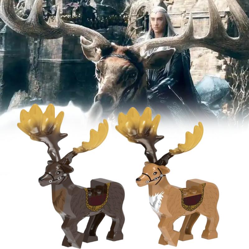 Conjunto de Brinquedo de Blocos de Montar Cervo Hobbit Com Plástico ABS Para Brincadeira Criativa DIY Para Crianças e Colecionadores
