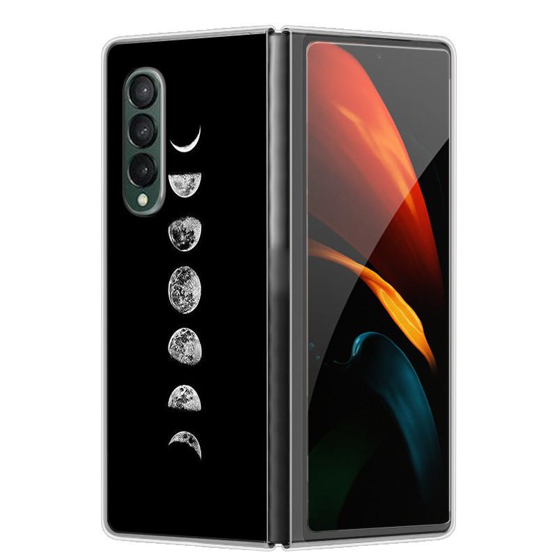 Etui na Samsunga Z Fold 5 Słodkie Modne Twarde Przezroczyste Etui na Telefon dla Samsunga Galaxy Z Fold5 5G ZFold 4 6 5G Powłoka Ochronna ZFold6