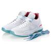 New LiNing Way Of Wade 5 Low Top Basketball Shoes Men's White Blue ABAL057-2