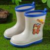 Kinder-Regenstiefel für Mädchen, Gummi-Schuhe für Kleinkind-Mädchen, Rutschfeste Regenstiefel für Jungen, Schüler und Kleinkinder, Wasserdichte Wasserschuhe
