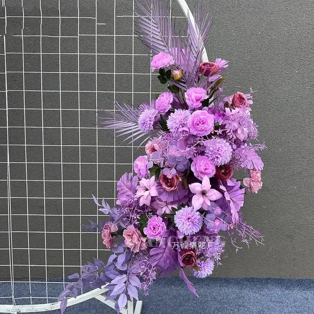 Champagne Matrimonio Fiori Artificiali Fila Feste Centrotavola Arco Decorazione Parete Finestra Sfondo Disponi Oggetti di Scena Foglia Appesa Floreale