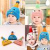 Kids Winter Knit Hat Set With Scarf For Boys And Girls Warmth And Windproof Comfort