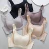 Large-sized Underwear with Anti-sagging Rabbit Ears Thin and Seamless Bra Soft Support and Adjustable Women's Sports Bra Push Up Bra