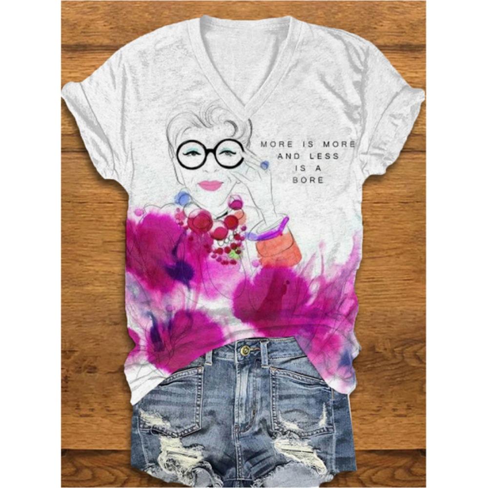 

Жіночі футболки Герої мультфільмів Футболка з трояндами 3d принт Harajuku Повсякденна футболка з короткими рукавами і круглим вирізом Жіночий одяг великого розміру 2XL