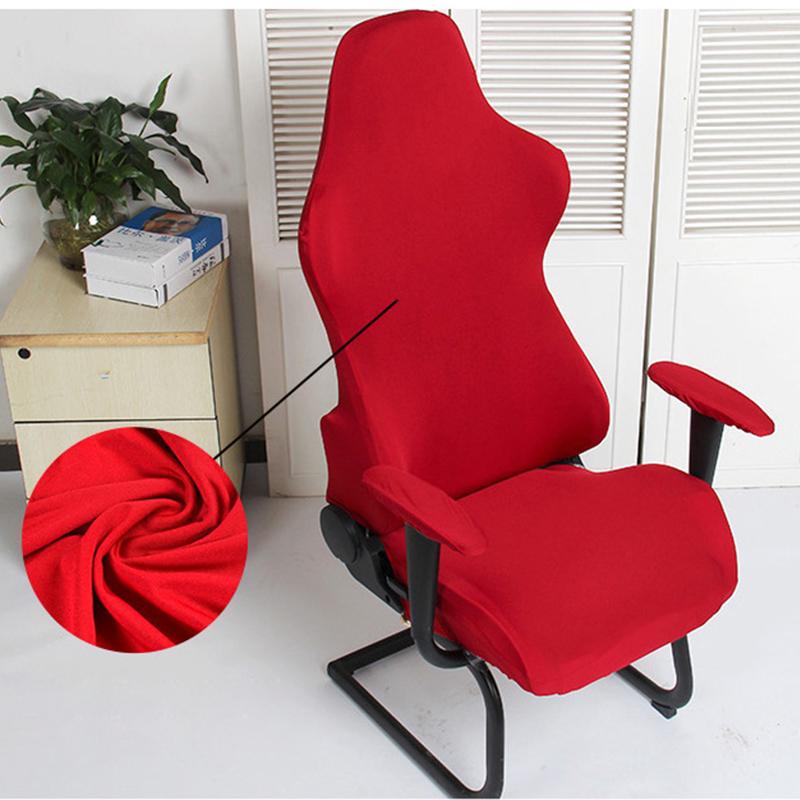 Buy New Office Chair Cover Warm Stretch Lamb Leather Chair Cover