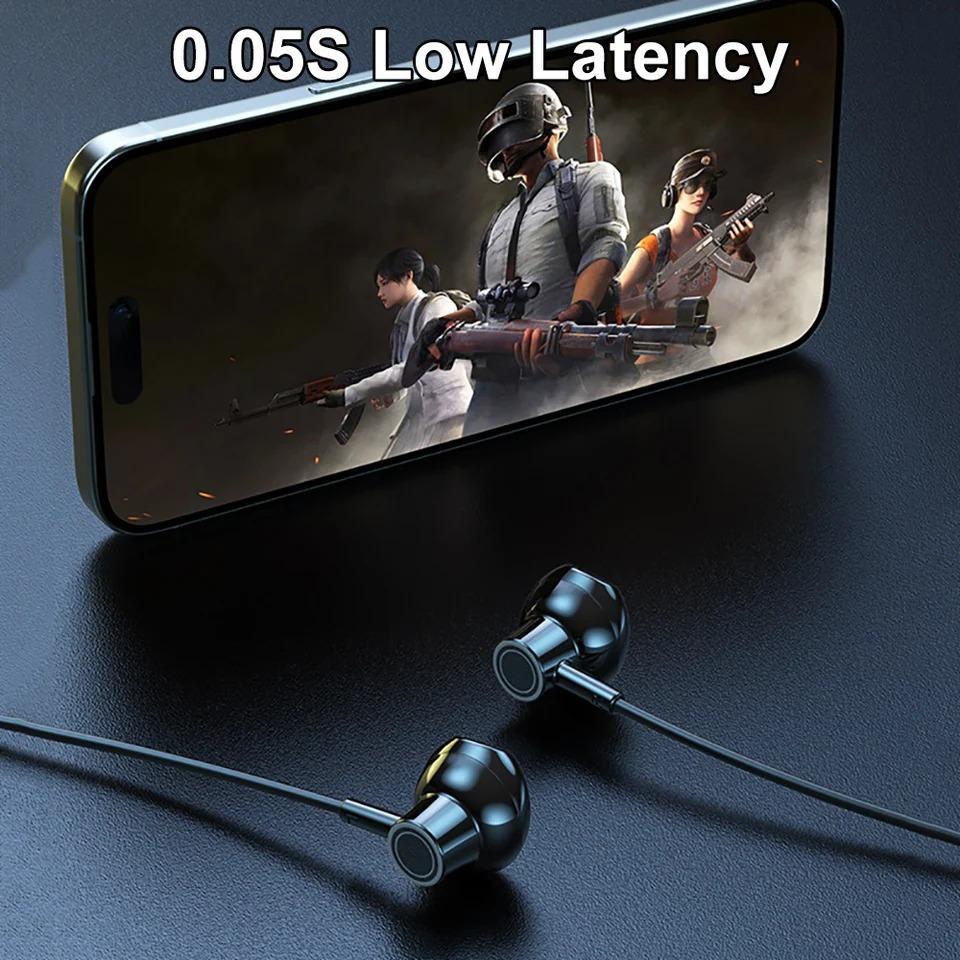 Bluetooth 5.4 Kopfhörer mit HD-Bildschirm Drahtlose Headsets Nackenband HiFi Stereo-Kopfhörer Geräuschreduzierung Ohrhörer für Live