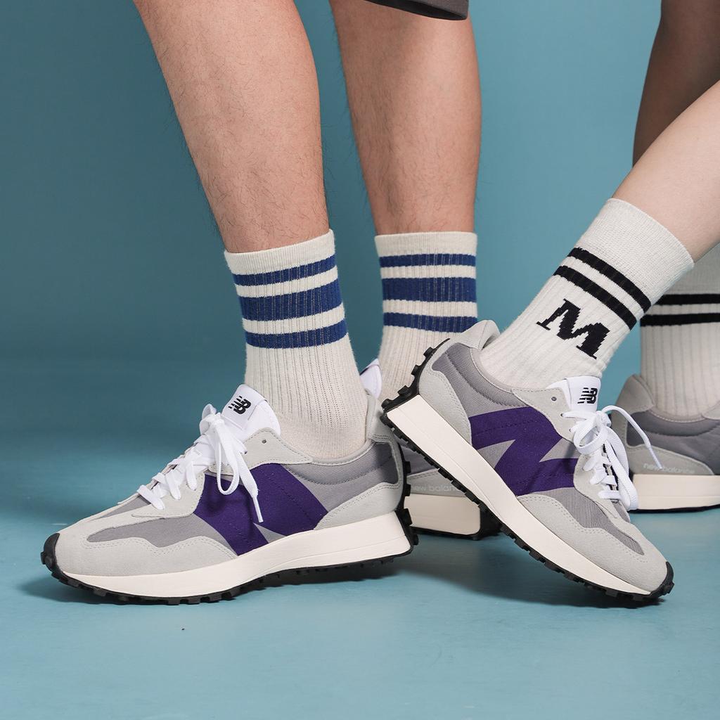 New Balance 327 'Rain Cloud Virtual Violet' Sneakers MS327FC