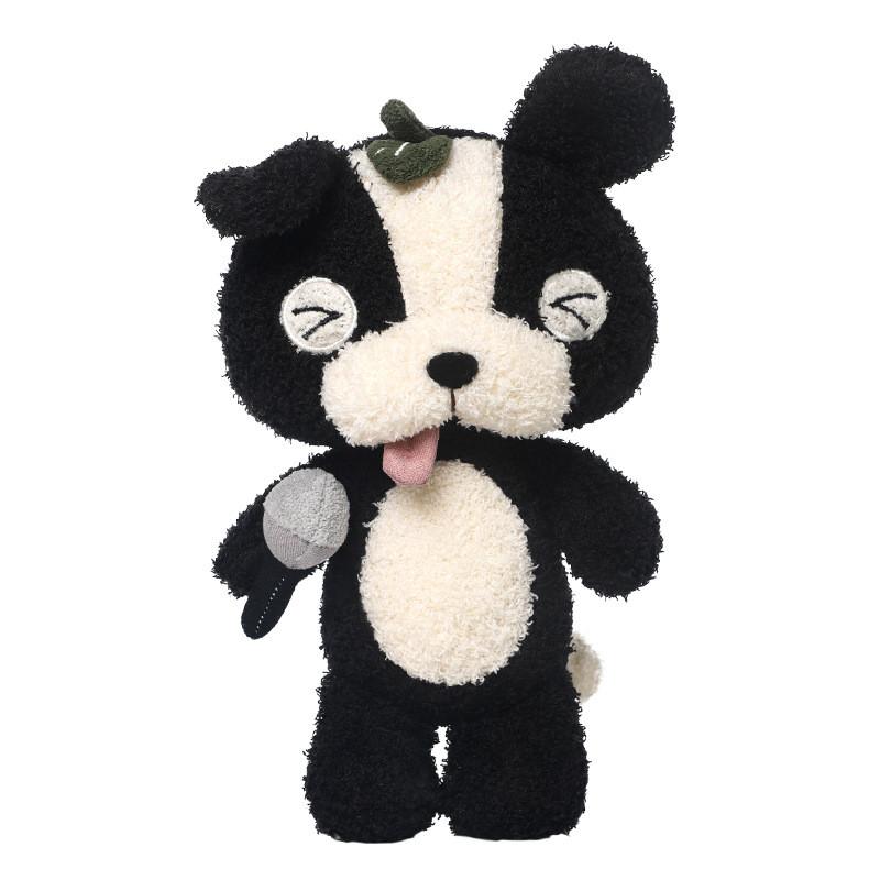 

Plush Dog Sleep Pillow With Polyester Fiber For Kids And Girls Perfect As Birthday Gift чёрный