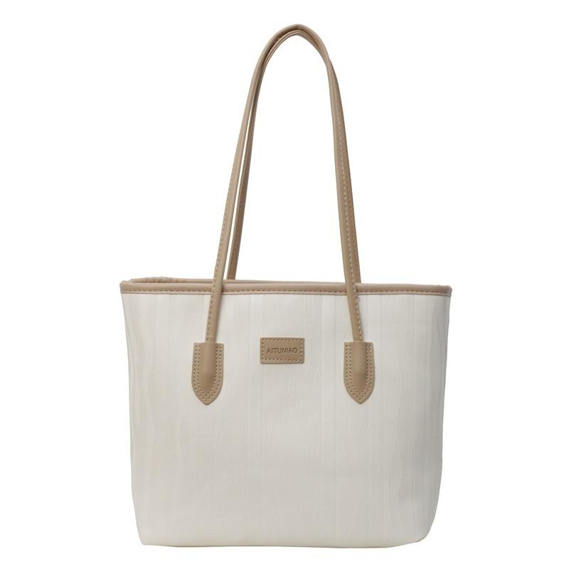 Große Kapazität Tasche Damen Neu Herbst und Winter Einfach und Vielseitig Schultertasche Lässige Pendler Tote Bag