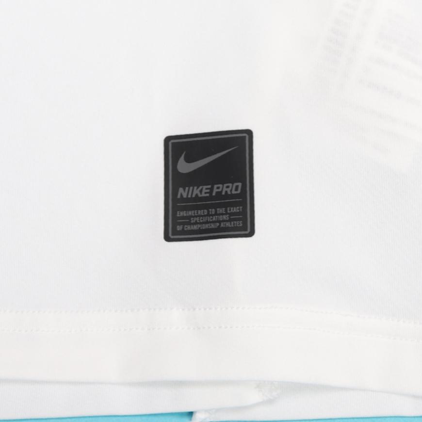 Nike Solid Logo Quick-Dry Training Raglan Sleeve Short Sleeve T-Shirt Men Tops White 838092-100