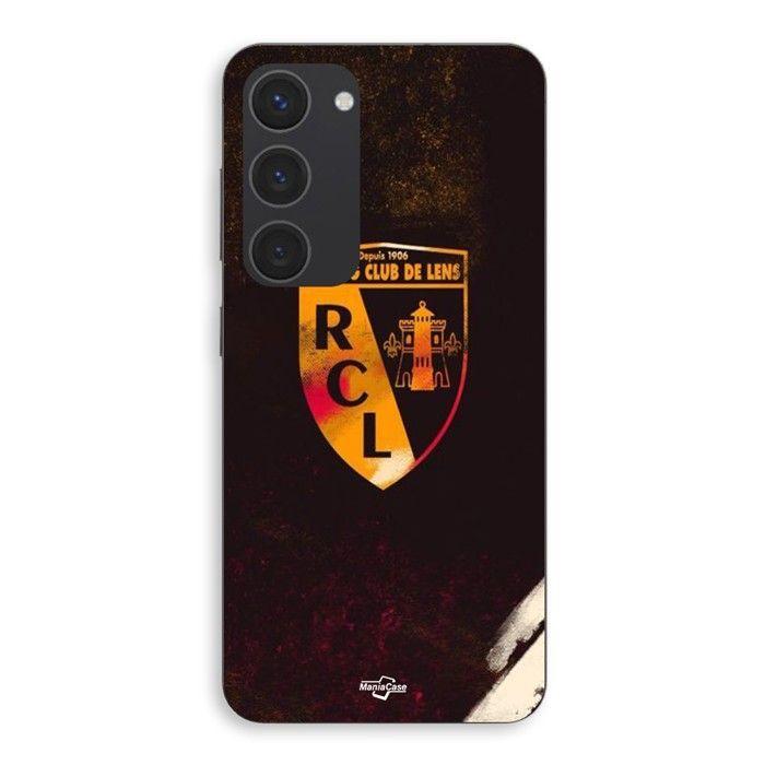 Phone Case - MANIACASE - Samsung Galaxy S23 - Silicone - Flexible - RCL LENS Orange Black