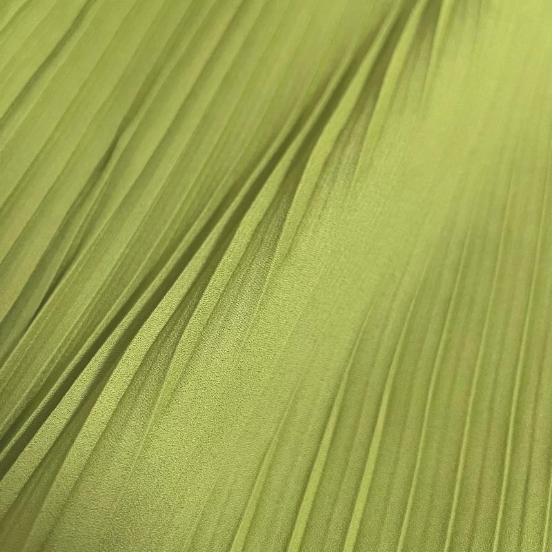 Pleated Fabric Chiffon Slightly Transparent By The Meter for Clothing Dress Curtain Diy Sewing Designer Cloth Breathable Pink