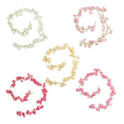 Artificial Flower Vine For Home Decoration Durable Plastic Flower Vine Garlands Indoor Outdoor Use