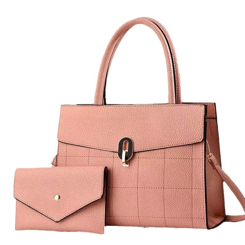 Stylish Retro Plaid Large Capacity Fashion Tote Bag For Everyday Use In Black And Macaron Colors