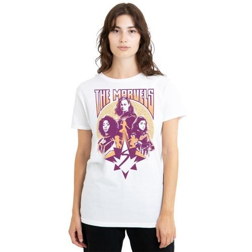 The Marvels Womens/Ladies Quantum Heroes T-Shirt