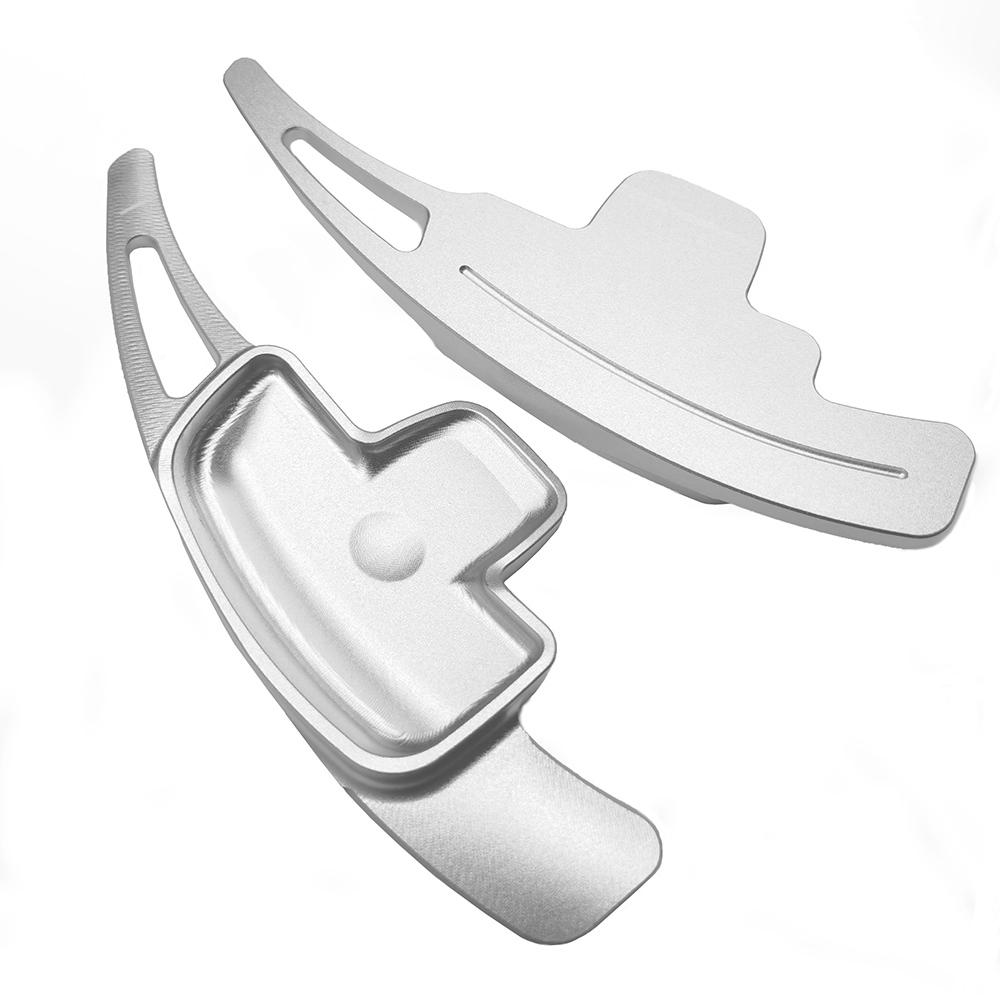 Paddle Shifter Extension For Mercedes-Benz W212 S212 C207 A207 X164 W221 R171 W251 W164 MB W204 X204 R230 Car DSG Paddle Sticker серебряный