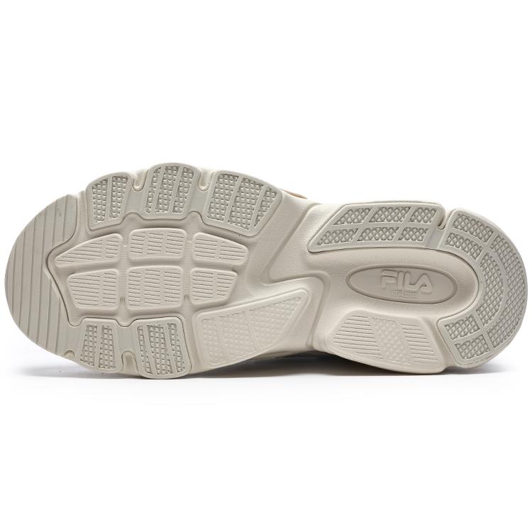 FILA Y2K Textile, Synthetic Leather Low top Casual Shoes Men's Yellow Brown F12M312103FGB