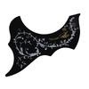 Black 41in Guitar Pickguard Scratch Resistance Decorative Flower Bird Printing Guitar Pick Guard