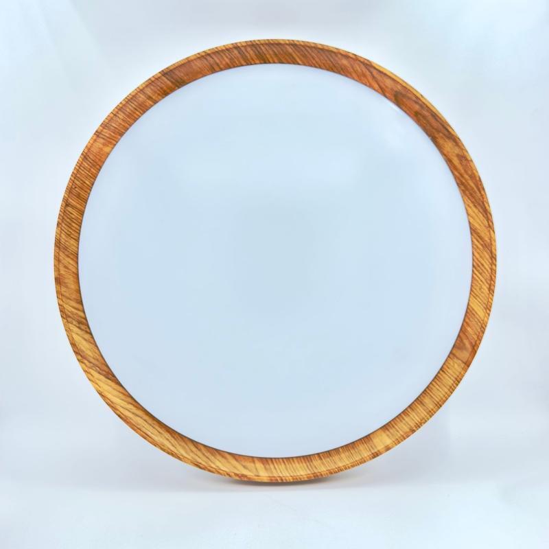 Minimalist Wood Grain LED Ceiling Light