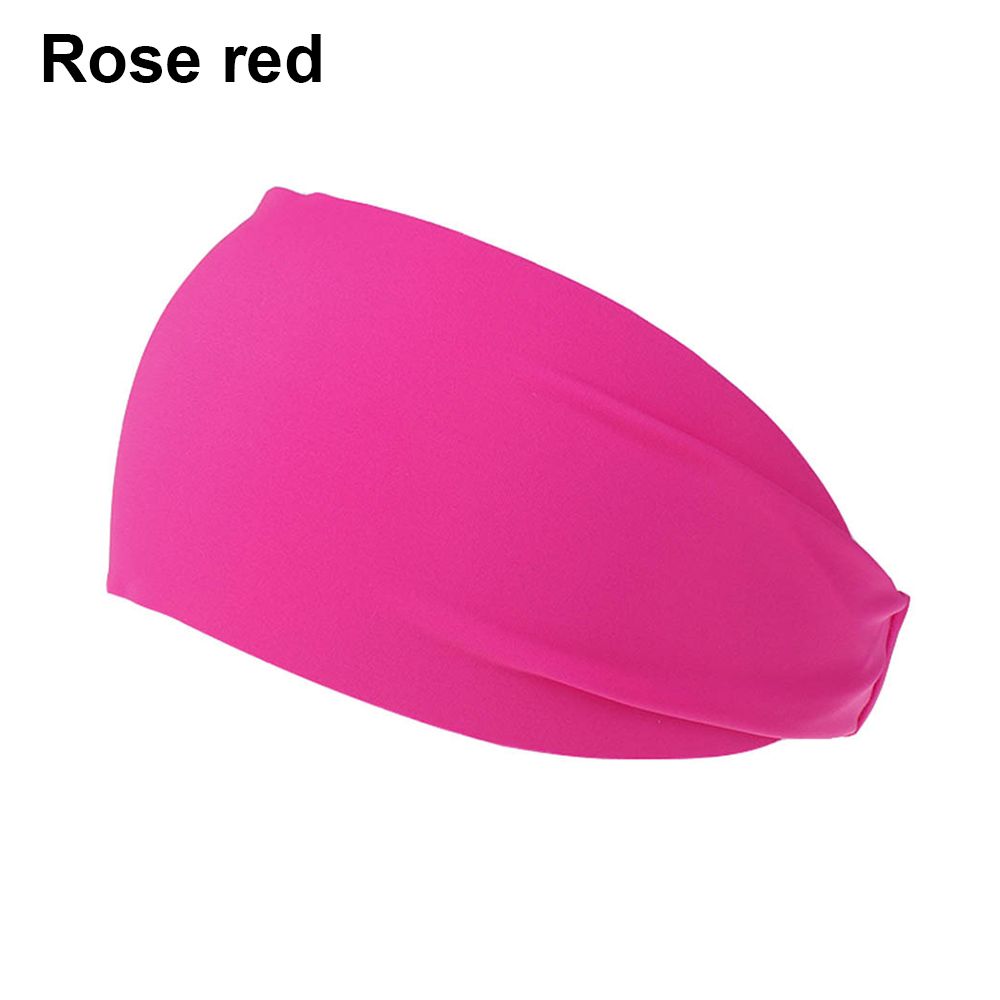 Non Slip Moisture Wicking Fluorescence Color Yoga Hair Bands Fitness Sweat Bands Sports Headband Running Hairband