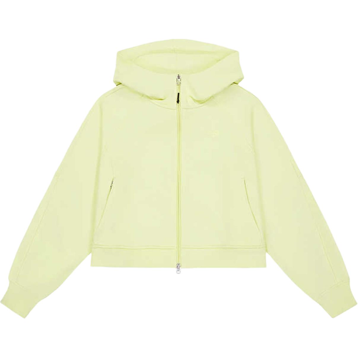 New Balance Jackets Women s Light Yellow Hooded Moderate Other MDF33312-LYL L