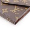 LOUIS VUITTON Portefeiulle Victorine Tri-fold wallet M62472 Brown Monogram canvas unisex Used