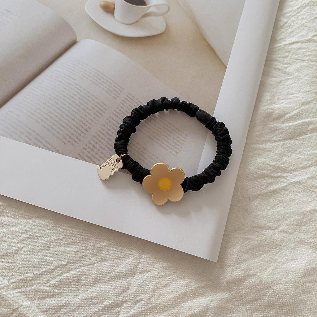 Cute Girl Metal Flower Hair Band, Sweet Hair Tie, Simple and Versatile Hair Tie, Hair Accessory and Headwear